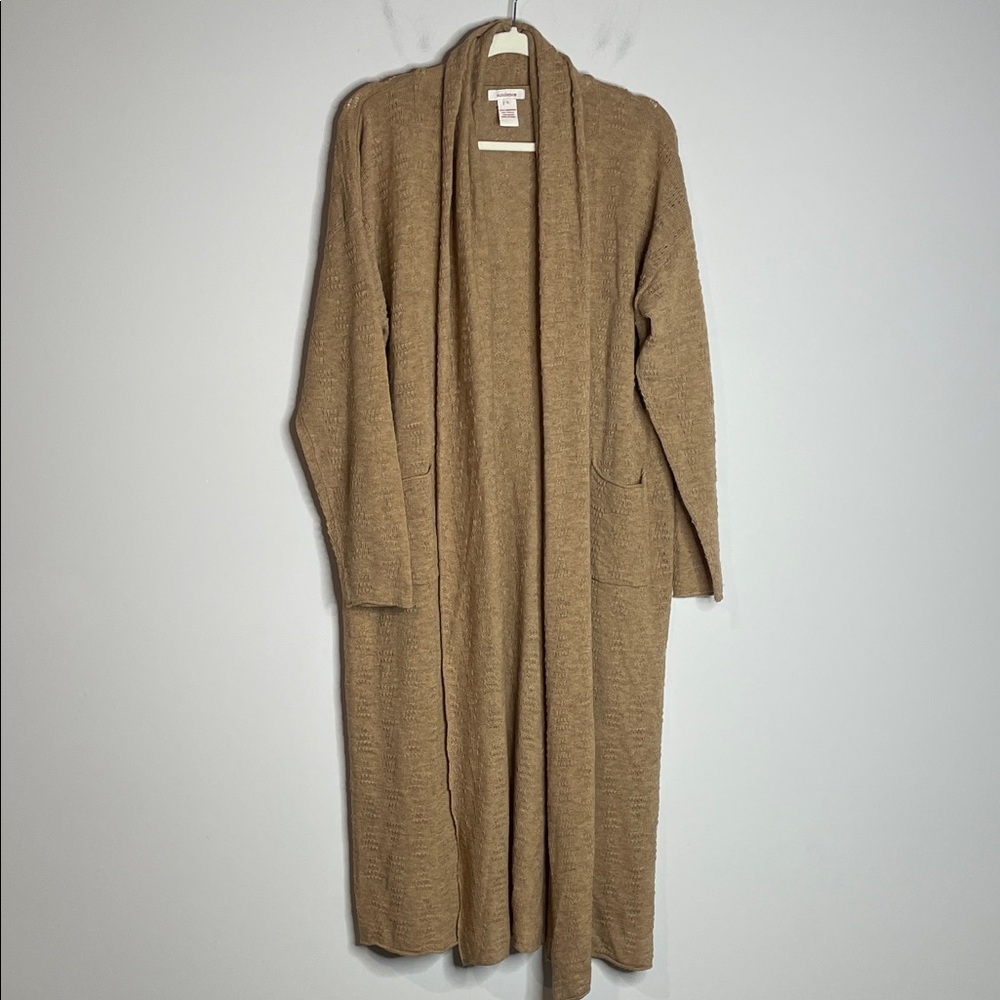 Sundance | Women’s Lambswool Blend Longline Knit Cardigan Size Large